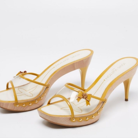 Authentic Louis Vuitton Clear Heels - Picture 3 of 14